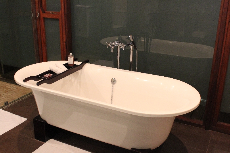 Arusha Tanzania Bath tub at Arusha Coffee Lodge
