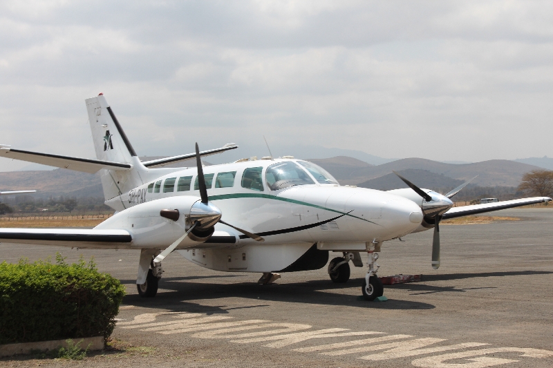 Arusha Airport for the Elewana Skysafari, Tanzania