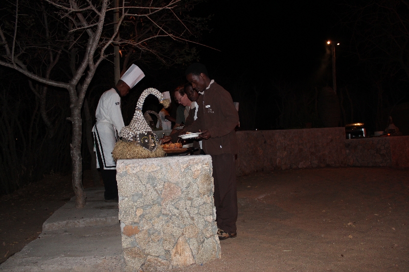 Buffet dinner Treetops Tarangire NP, Manyara Tanzania