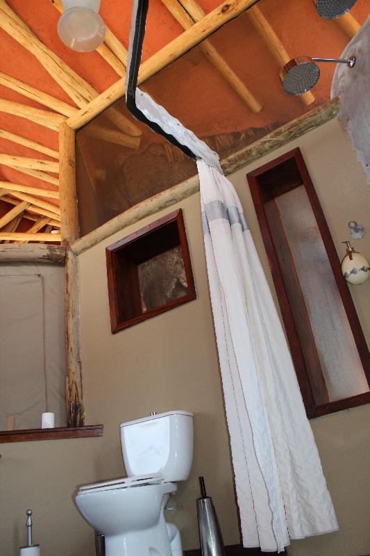 Shower inside Baobab Tree house, Tanzania