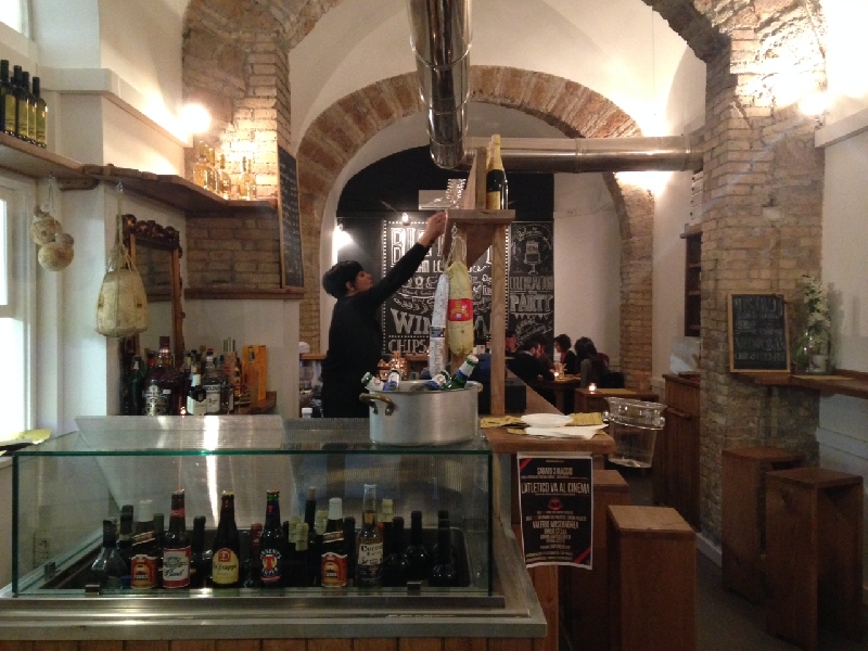 Great Bar in San Lorenzo Rome, Italy