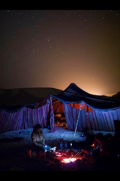 Marrakesh Morocco Our tent under the stars