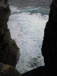 Water flows at The Gap