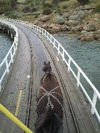 Walkway to Granite Island