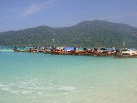 Taxi boats in Ko Lipe