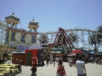 Attractions at the Melbourne Luna Park