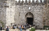 Damascas Gate in Jerusalem, Israel