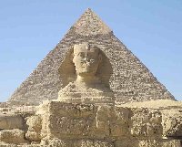 The Sphinx of Giza near Cairo