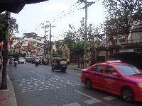 City view of Bangkok traffic