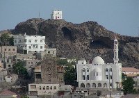 The Volcano city of Aden, Yemen