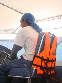 The Ferry speedboat driver 