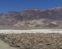 Salt lakes of Death Valley