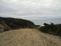 Driving up to Point Danger
