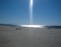 The amazing beach in Santa Cruz