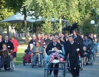 Pictures of volunteers in Lourdes