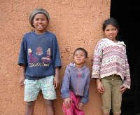 Local kids in Madagascar