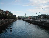 Christianshavns Canal in Copenhagen, Denmark