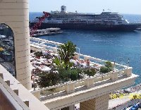 View from our hotel in Montecarlo.