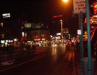 Niagara Falls by night.