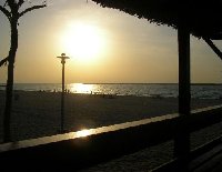 Photo of Jumeira Beach at sunset.