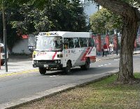 Local bus in Lima, Peru.