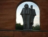 Statues of Marx and Engels, Budapest.