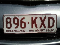 Queensland, The Smart State License Plate Australia