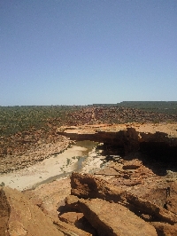 River view from Nature's Window, Kalbarri