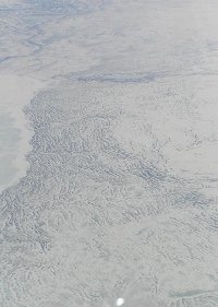 View from the plane, GreenlandLan