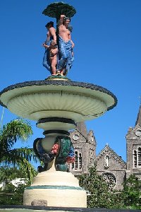 Fountain on Independence Square, Saint Kitts and Nevis