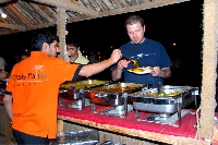 food at evening safari in dubai