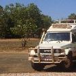 The tour jeep to Cape Leveque
