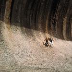 Together in the waves, Wave Rock Australia