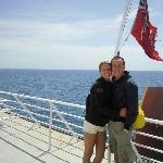 On the ferry, Kangaroo Island Australia