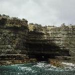 Rough waters in South Tasmania