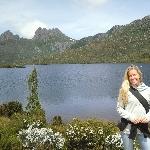 In front of Dove Lake, Launceston Australia