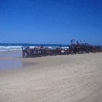 The beach around Moheno shipwreck