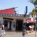 Locals and tourists in Byron Bay, Byron Bay Australia