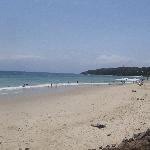 Relaxing on the beach in Byron