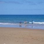 Catching some waves in Agnes Water