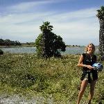 Taking a bike break at the lake