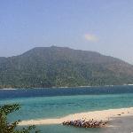 The beach from in front of Mountain Resort, Ko Lipe Thailand