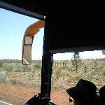 Shuttle from Yulara Airport to the resort