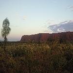 Sunset over Ayers Rock