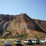 Parking at the bottom of Uluru