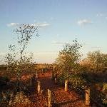 Ayers Rock Australia The path leading to the dining area