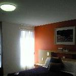 Double bed at The Lost Camel Hotel