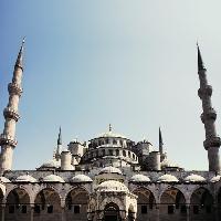 Istanbul Turkey Blue mosque External