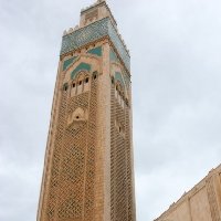 Casablanca Morocco The world's tallest minaret in Casablanca