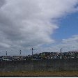 Passing through South African township